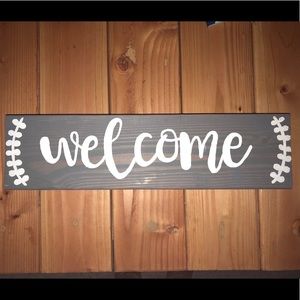 Rustic Welcome Sign